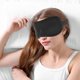 thumbnail image 2 of 3 protectores de ojos con correa ajustable para dormir, antifaz nocturno para hombre, color negro, 2 of 6