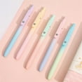 thumbnail image 4 of 5 Pcs 0.7mm Pens for Smooth Writing, Cute Aesthetic Pens for School, Office, Birthday Gifts, Teacher Desk Accessories, Fine Point Gel Pens, Multicolor Gel Pens, 4 of 9