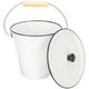 thumbnail image 1 of BRIGHTFUFU Cubo de esmalte, cubo para servir, contenedor de líquidos, cubos para almacenar leche, suministros para el hogar, 1 of 7