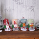 thumbnail image 2 of Adornos navideños Calcetines de Papá Noel Muñeca de pinzas Calcetines de lino Colgante de árbol de Navidad Bolsa de regalo de Navidad, 2 of 6