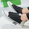 thumbnail image 3 of Men's Low-Top Fashion Sneakers, Casual Versatile Canvas Shoes, Lace-Up, Round Toe, Rubber Sole, Breathable Fabric Lining, Streetwear Footwear, 3 of 9