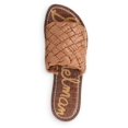 thumbnail image 3 of Sam Edelman Womens Griffin Leather Flat Slide Sandals, 3 of 3
