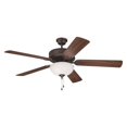 thumbnail image 2 of Craftmade 201 Pro Builder 52 in. Indoor Ceiling Fan with Bowl Light, 2 of 3
