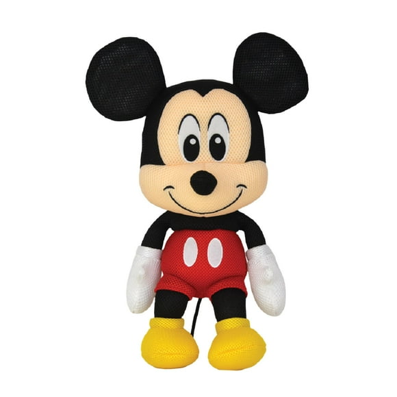 Wahu Aqua Pals Disney Classic Mickey Mouse Plush Water Toy for Kids Ages 2+, Fast-Drying Waterproof Plush Doll Toy for Pool and Bathtub, Medium, Red/Black, 16"