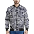 thumbnail image 4 of Chaqueta con cremallera maorí en blanco y negro para hombres y niños, sudadera de gran tamaño con estampado 3D, chaquetas bomber de manga larga para primavera y otoño, 4 of 5