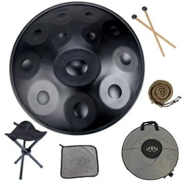 ハンドパン 45cm 6音 ケース付 スイスA3 C4 D4 E4 F4 G4） 6588 Portable Handpan Drum, C-Key 6 Notes (A3 C4 D4 E4 F4 G4