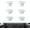 Robot White, variant on eXtremeRate Black Replacement Swappable Thumbsticks for PS5 Edge Controller, Custom Interchangeable Analog Stick Joystick Caps for PS5 Edge Controller - Controller & Thumbstick Base NOT Included