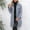 Gray, variant on Tejiojio Clearance Rollbacks Women's Solid Color Woollen Coat Recreational Long Sleeve Tops