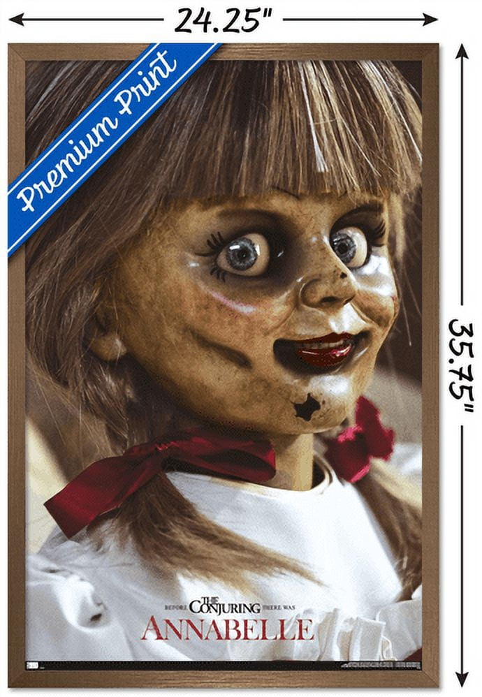 Annabelle - Close Up Wall Poster, 22.375" x 34", Framed