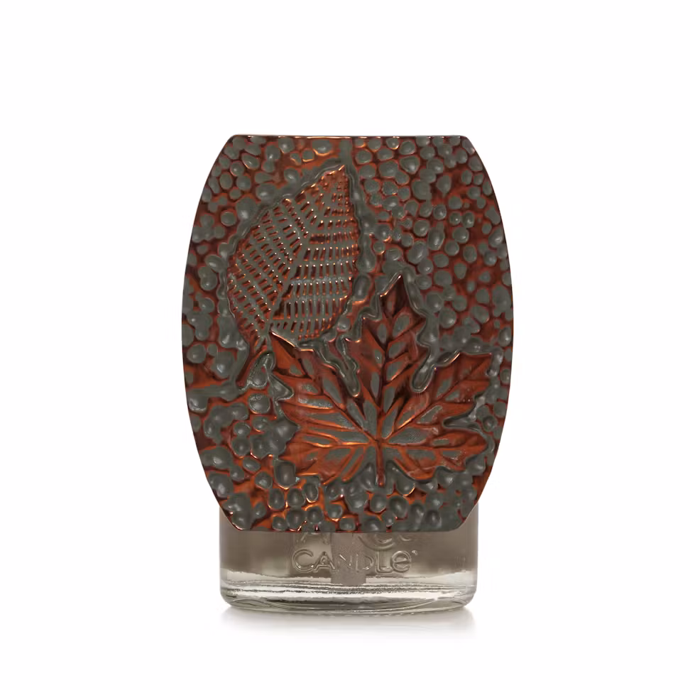 thumbnail image 3 of Yankee Candle Hammered Leaves Scent-Plug Diffuser Unit with an Enchanted Orchard Home Fragrance Electric Refill, 3 of 4