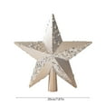 thumbnail image 2 of Uxgjfwu Christmas Tree Topper Star Glow in The Dark LED Iron Decoration for Xmas Tree Finishing, 2 of 6