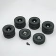 thumbnail image 1 of Neumático de goma RC Baoblaze 4 piezas 1/16 WPL B16 Negro, 1 of 8