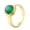 Gold-Green, variant on Gemstone Rings for Women Men Round Band Vintage Stainless Steel Couples Everyday Wear Gift Personalized Statement Simple Jewelry Gold Plated Blue Size 9