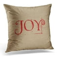 thumbnail image 1 of RYLABLUE Santa Holiday Christmas Joy Custom Pillowcase Cover 20x20 inch, 1 of 1