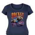 thumbnail image 3 of Marvel Guardians of the Galaxy - Rocket Raccoon - Maternity Scoop Neck Graphic T-Shirt, 3 of 5
