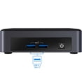 thumbnail image 3 of Intel NUC8V5PNK Mini PC, Intel Core i5-8365U Upto 4.1GHz, 4GB RAM, 1TB NVMe SSD, HDMI, Thunderbolt, Wi-Fi, Bluetooth, Windows 10 Pro, 3 of 8