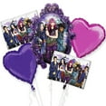 thumbnail image 2 of Disney Descendants 2 Happy Birthday Party Favor 5x Foil Balloons Bouquet, 2 of 2