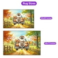 thumbnail image 5 of Hello Fall Autumn Ragdoll Pumpkins Pickup Truck Indoor Rug Cat Lover Kitten Owner Gifts Idea Carpet Living Bed Room Sofa Home Decor - 13011, 5 of 5