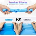 thumbnail image 2 of 2Pcs 15.75 "x 11.81" Silicone Mat, Nonstick Heat Resistant Silicone Craft Mat, Silicone Mats for Epoxy Resin Crafts, Clay, Blue+Pink, 2 of 7