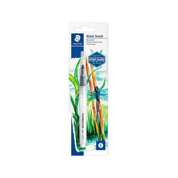Staedtler Short Handle Synthetic Nylon/Polyester Water Brush (949 BK-1-C)