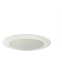 Opal Surface Mount Ceiling Light, 1 Light 8 inch White LED Flush Mount Fixture, Contemporary Modern Ceiling Lamp for Hallway, Bedroom, Kitchen