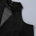 thumbnail image 7 of DPOIS Girls Team Basic Stretch Mock Neck Long Sleeve Leotard Dancewear, 7 of 7