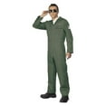 thumbnail image 3 of Aviator Costume Adult Green Land Sea Air Forces Large Male Fancy Dress Party Book Week Halloween, 3 of 4
