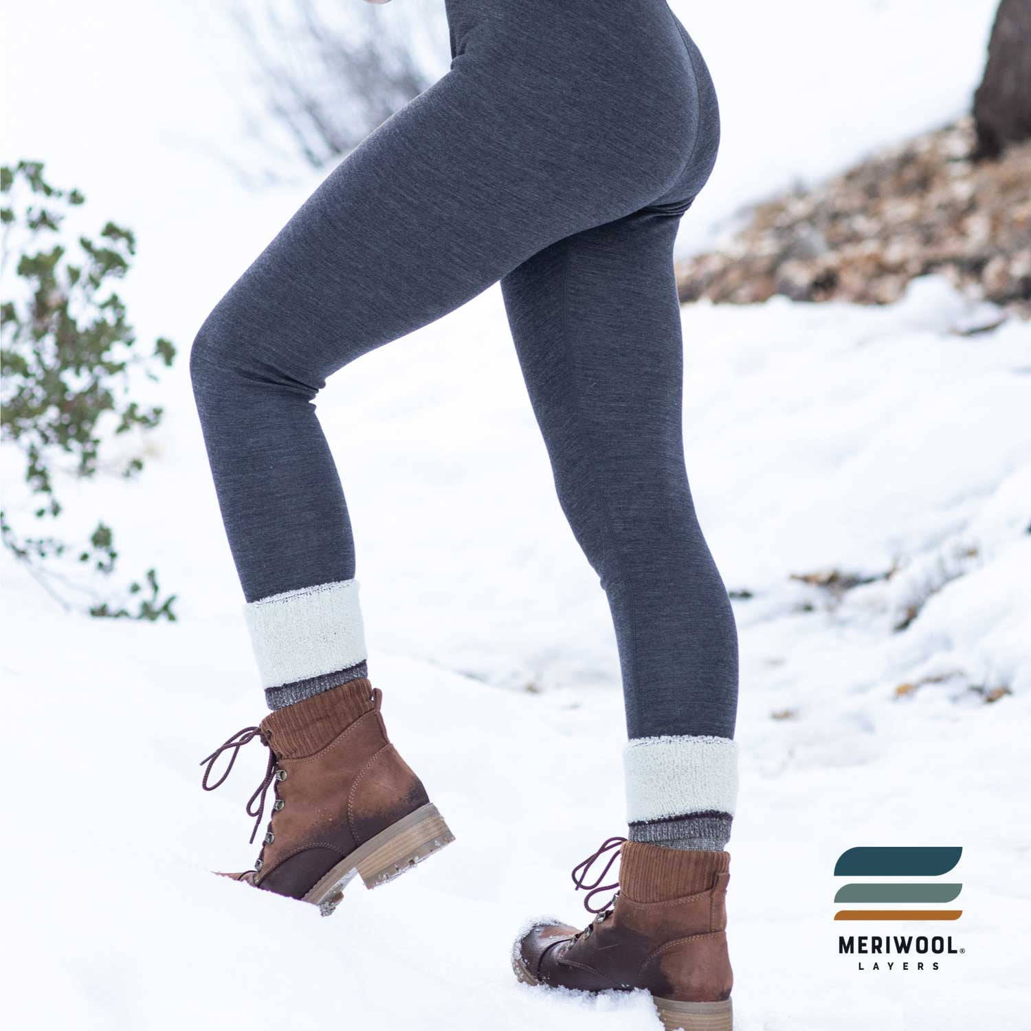 MERIWOOL Womens Base Layer 100/% Merino Wool Heavyweight 400g Thermal Pants Leggings for Women