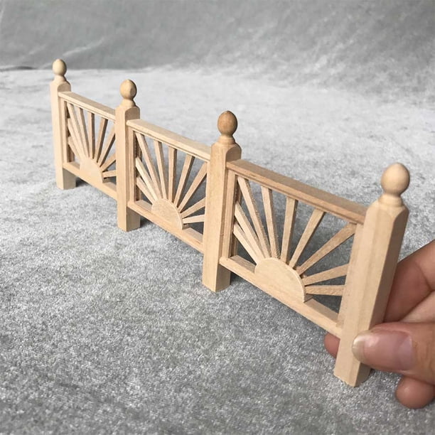 Barandilla De Casa De Muñecas, 1: 12, Barandilla De Escalera Para Casa De Muñecas, Valing Landrail Para Accesorios En Miniatura