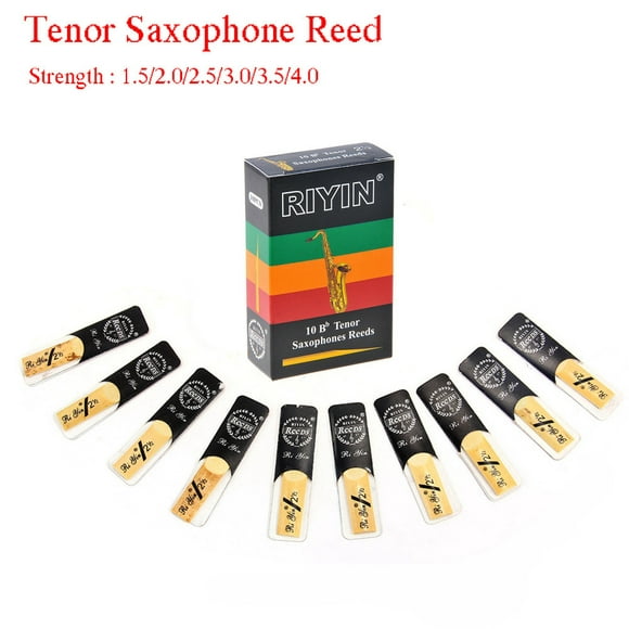 10pcs Saxophone Ténor Anches Bb Force de la Tonalité 1,5 2,0 2,5 3,0 3,5 4,0 Saxophone Instrument Roseau