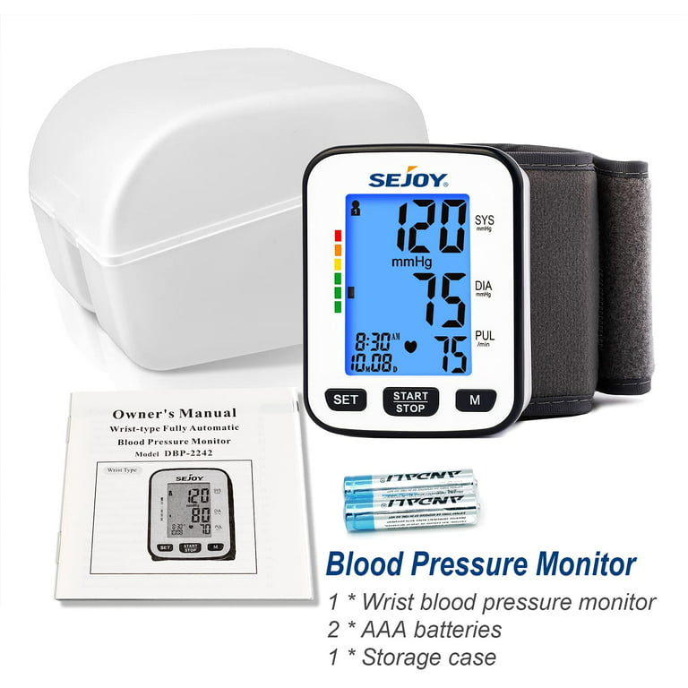 Portables Blood Pressure Monitor With Voice, Wrist Blood Pressure