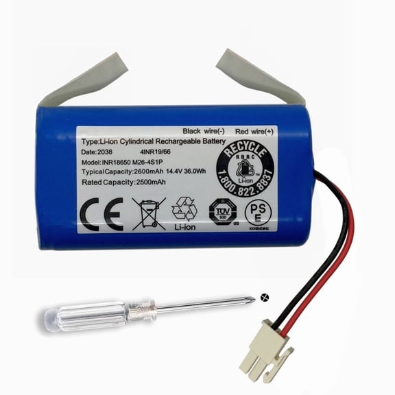New Battery for iLife A4s Pro, A6, A7, A8, A9, A10, V7 V7S ,ShineBot W400 W400s W450 Robot Vacuum Cleaners