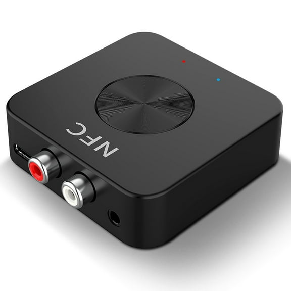 NFC 5.0 Bluetooth Audio Receiver Adapter NFC RCA 3.5mm AUX HiFi Wireless Bluetooth Extender Amplifier for Home TV and Car
