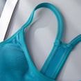 thumbnail image 2 of PEASKJP Womens Sports Bras High Support Women's Seamless Sports Bra Racerback Bra High Impact Yoga Fitness Running Workout Crop Tank Top (Green,XXL), 2 of 5