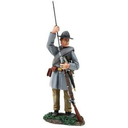 W. Britain 31256 Confederate Infantry Standing Ramming in Frock Coat