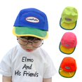 thumbnail image 2 of Summer Unisex Kid Letter Embroidery Anti UV Splicing Adjustable Hat Baseball Cap, 2 of 10