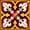 Red/Orange, variant on Mi Alma Abstract Dark Purple Green Tile Stickers - Removable Vinyl 4x4, 24 pcs