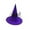 Purple, variant on Darzheoy Halloween Witch Hats Witch Party Accessory, Black Spider Witch Hat for Halloween Party Decoration