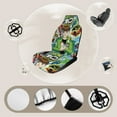 thumbnail image 4 of Ben 10 Car Seat Covers Pattern Front Seat Protector Cover Full Universal Size Auto Accessories 2PCS, 4 of 6