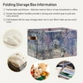 thumbnail image 6 of Painting Snow Houses Trees Storage Bins Baskets With Handles Storage Box Clothes Organizer Organization Toys, 6 of 7