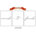 thumbnail image 3 of Nourish To Flourish, Set of 3 Poster Prints, Home Wall Décor, Motivational/Inspirational Quote, 3 of 5