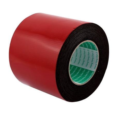 Unique Bargains Black Strong Double Sided Adhesive Tape Sponge Tape 120MM Width 5M Long