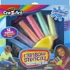 Cra-Z-Art Rainbow Stencilz Chalk Fun Set