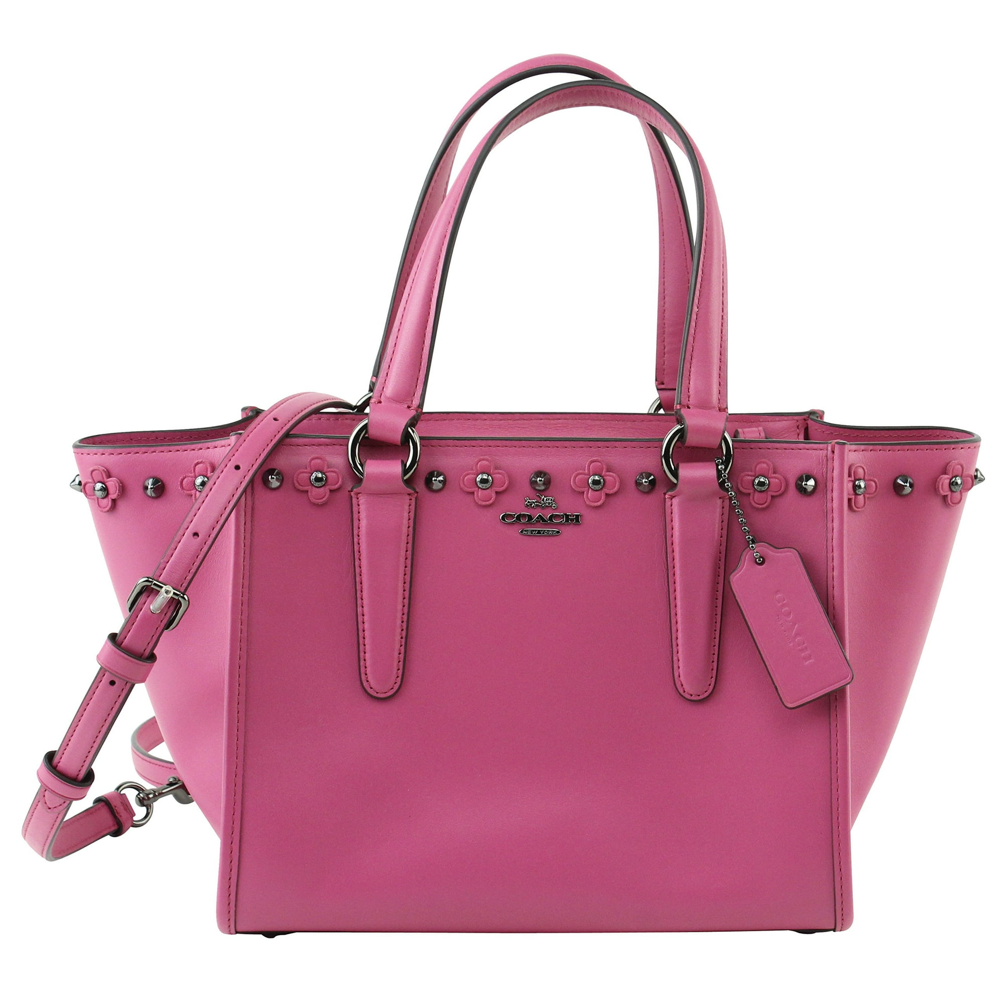Coach Women's Dark Gunmetal Dahila Mini Crossbody Carryall In Floral Rivets Leather, Style F37707 | Walmart Canada Coach Women's Dark Gunmetal Dahila Mini Crossbody Carryall In Floral Rivets Leather, Style F37707 | Walmart Canada