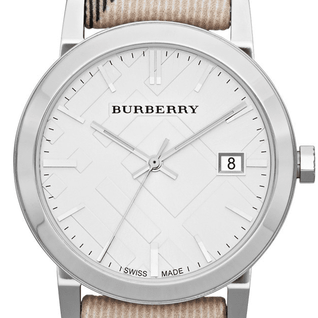 Burberry Unisex Classic Checked BU9022 38mm Watch Quartz Stylish Durable Sapphire Crystal Walmart