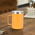 thumbnail image 4 of Stainless Steel Coffee Mug, Insulated Travel Mug, Thermal Coffee Cup with Lid for Hot and Cold Drinks, Portable Outdoor Mug with Comfortable Handle, Durable Double Layer Design, 4 of 7