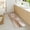 Tan, variant on Tan Bathroom Rug Mat, Abstract Marble Bath Mats for Bathroom Non Slip, Modern Bath Rug Soft Luxury Microfiber Floor Rug for Tub Shower 17" x 48"