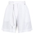 thumbnail image 1 of Regatta - Pantalones Cortos Sabela Diseño Bolsa de Papel para Mujer (Blanco), 1 of 6