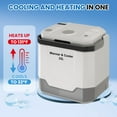 thumbnail image 2 of Electric Cooler & Warmer with Automatic Locking Handle,35 Quart (33 L) Portable Car Refrigerator for Vehicles & Trucks,110V AC Home Power Cord &12V Car Cooler,Plug in Coolers,for Camping,Travel, 2 of 9