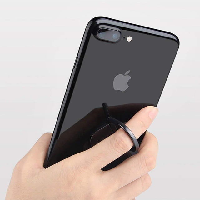 GlobalTone Metal Phone Finger Ring Holder Grey